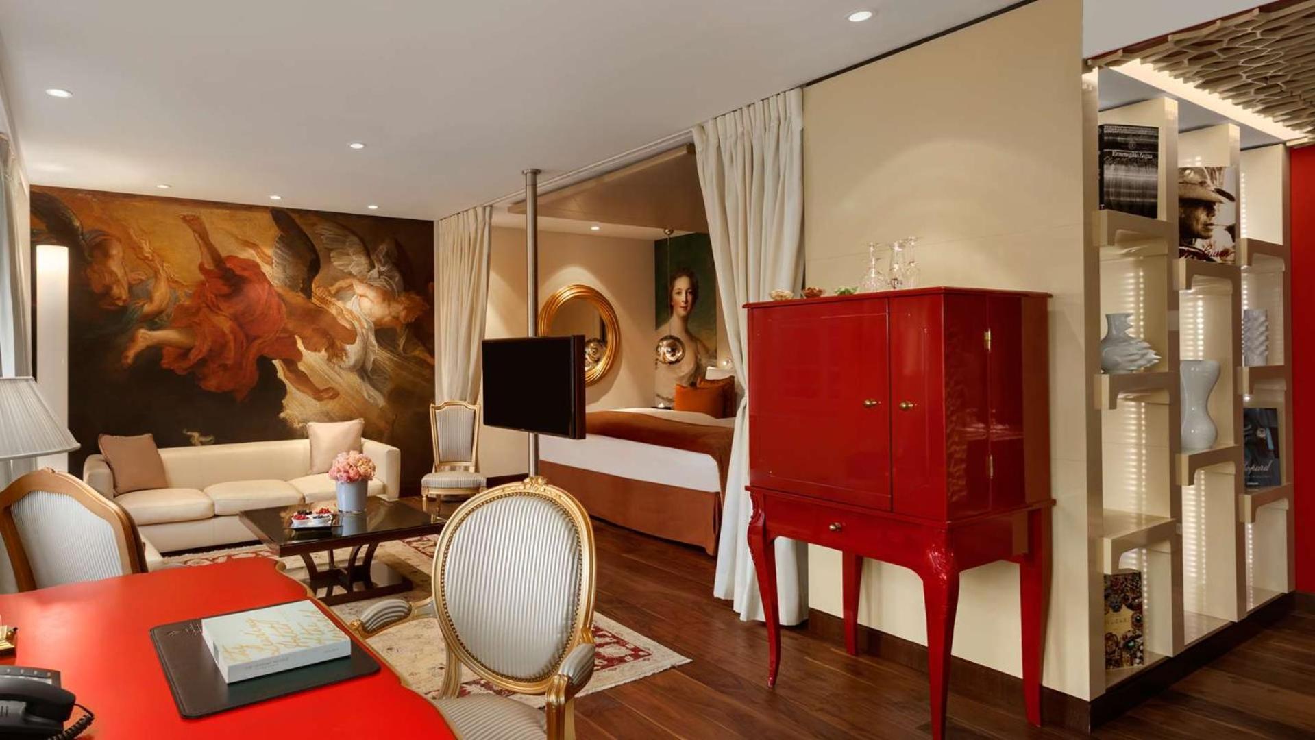 Vier Jahreszeiten Kempinski Muenchen Kültér fotó A suite at the Mandarin Oriental, Munich