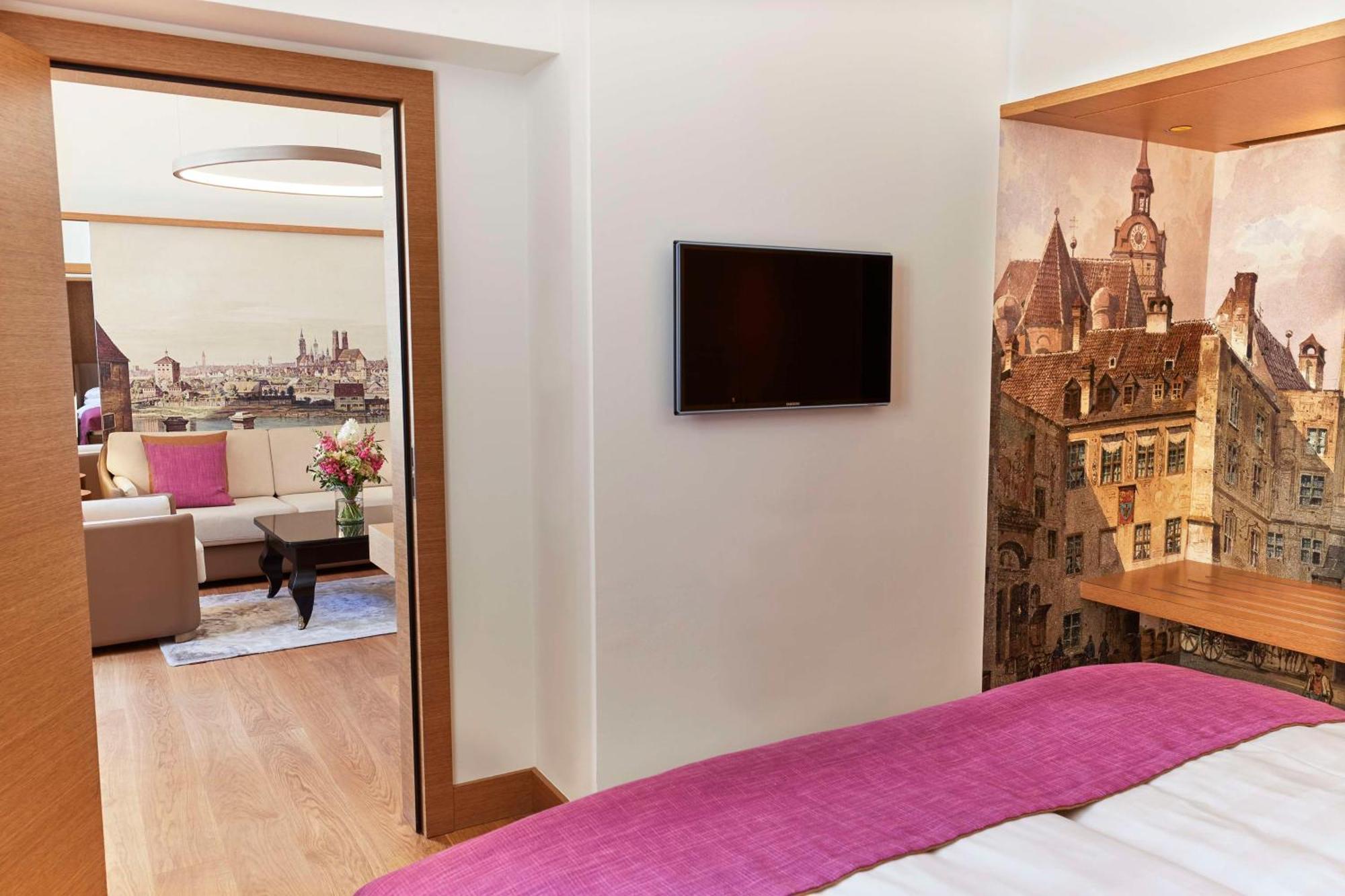 Vier Jahreszeiten Kempinski Muenchen Kültér fotó A room at the hotel
